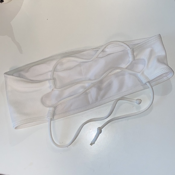 white bandeau bikini top - Picture 2 of 2